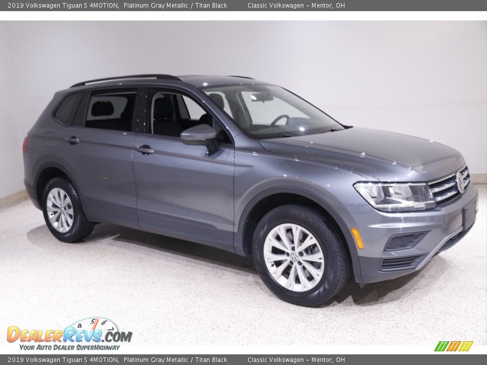 2019 Volkswagen Tiguan S 4MOTION Platinum Gray Metallic / Titan Black Photo #1