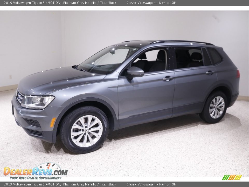 2019 Volkswagen Tiguan S 4MOTION Platinum Gray Metallic / Titan Black Photo #3