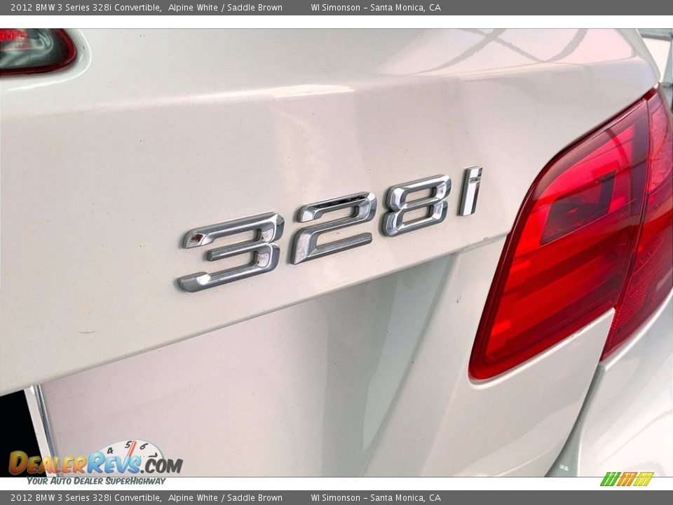 2012 BMW 3 Series 328i Convertible Alpine White / Saddle Brown Photo #7