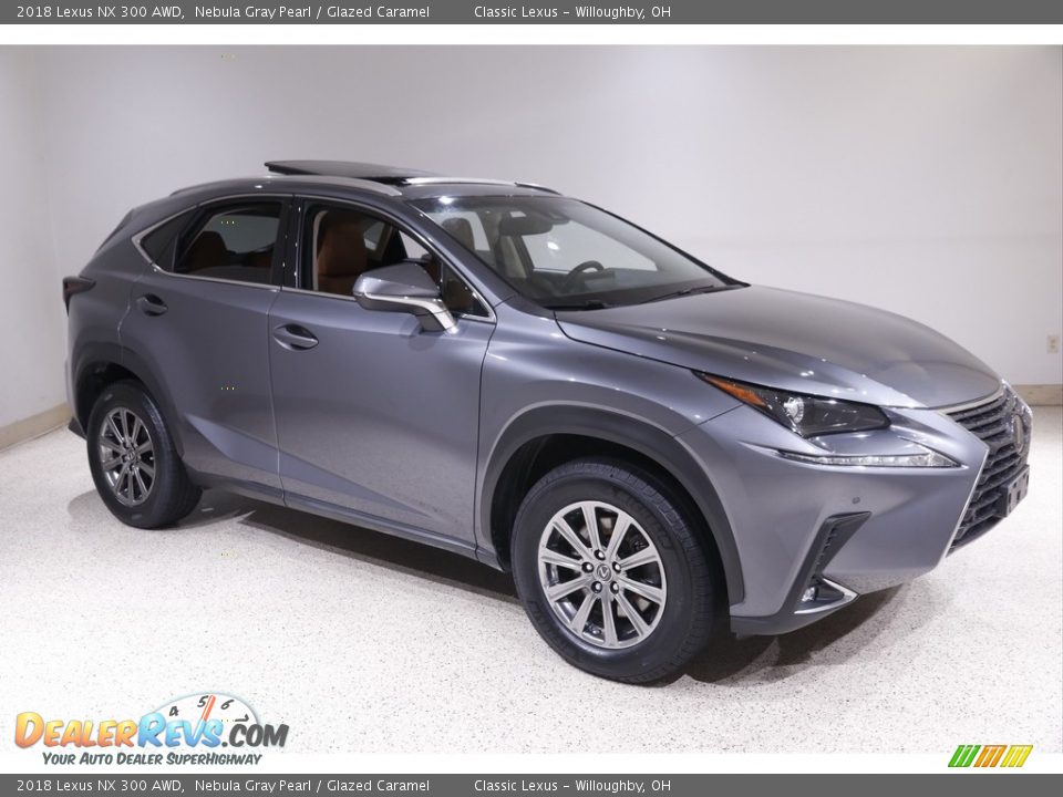 2018 Lexus NX 300 AWD Nebula Gray Pearl / Glazed Caramel Photo #1