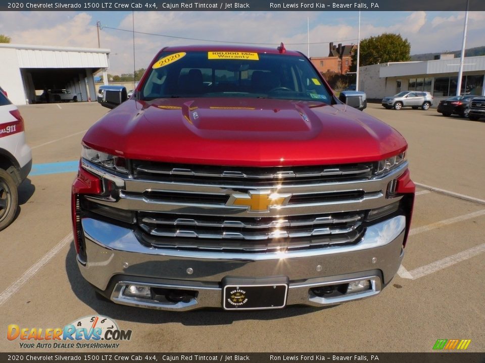 2020 Chevrolet Silverado 1500 LTZ Crew Cab 4x4 Cajun Red Tintcoat / Jet Black Photo #3