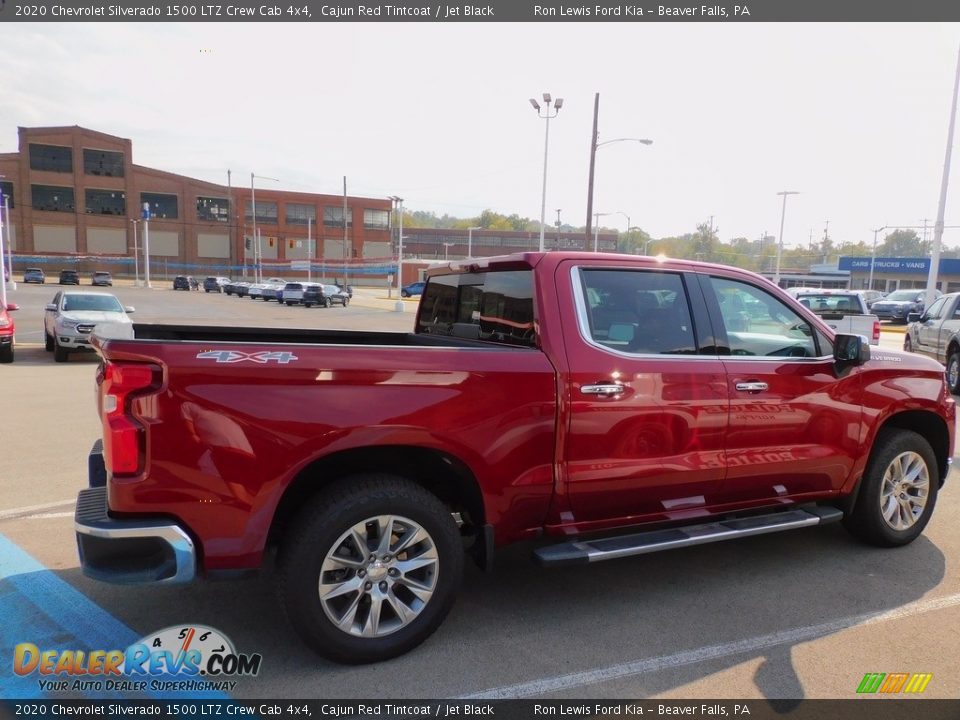 2020 Chevrolet Silverado 1500 LTZ Crew Cab 4x4 Cajun Red Tintcoat / Jet Black Photo #5