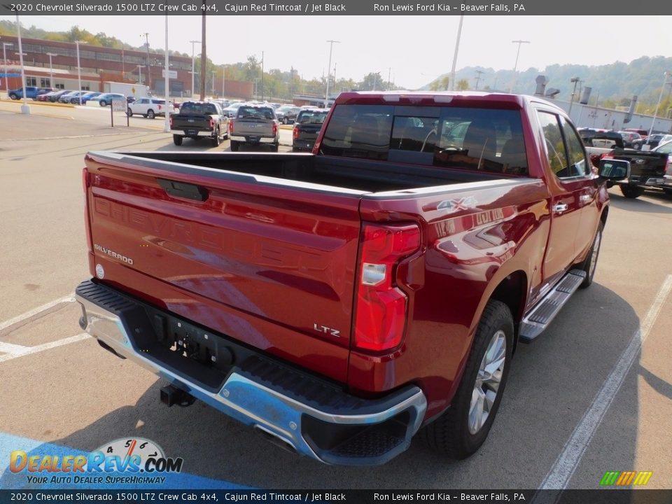 2020 Chevrolet Silverado 1500 LTZ Crew Cab 4x4 Cajun Red Tintcoat / Jet Black Photo #6