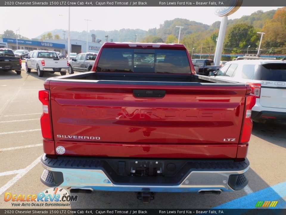 2020 Chevrolet Silverado 1500 LTZ Crew Cab 4x4 Cajun Red Tintcoat / Jet Black Photo #7