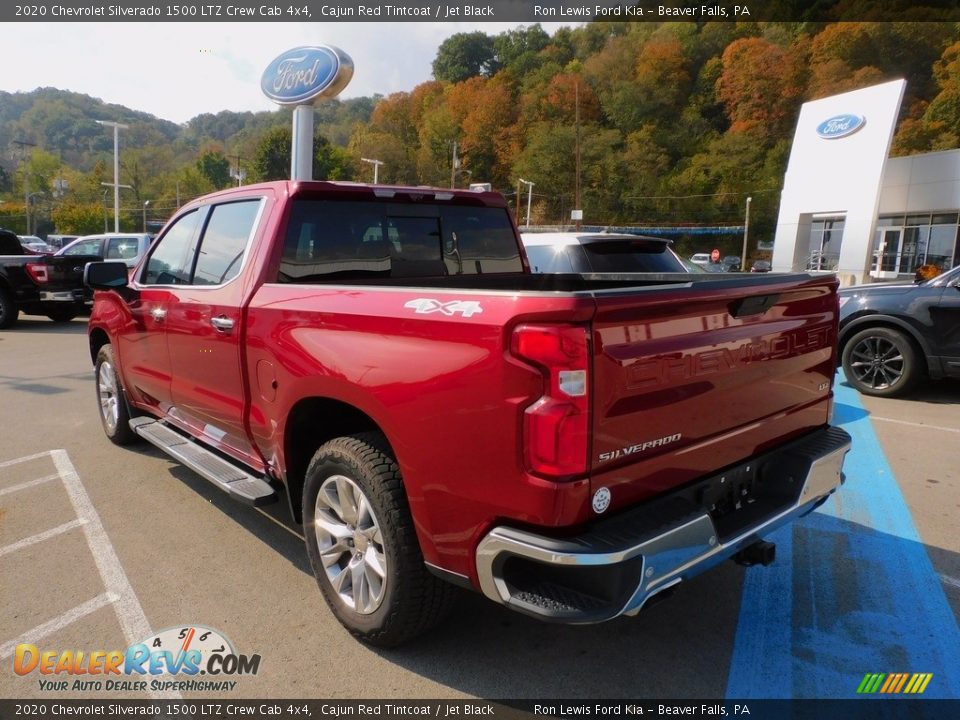 2020 Chevrolet Silverado 1500 LTZ Crew Cab 4x4 Cajun Red Tintcoat / Jet Black Photo #9