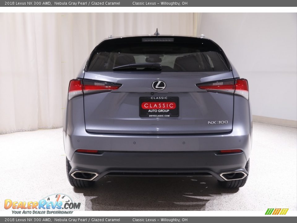 2018 Lexus NX 300 AWD Nebula Gray Pearl / Glazed Caramel Photo #17