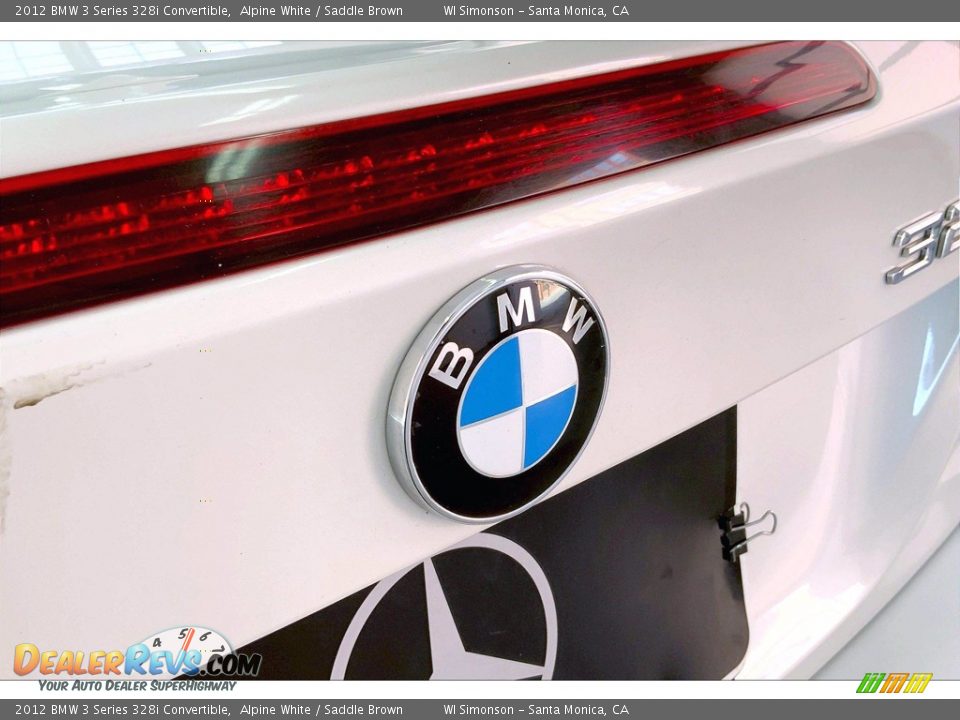 2012 BMW 3 Series 328i Convertible Alpine White / Saddle Brown Photo #30