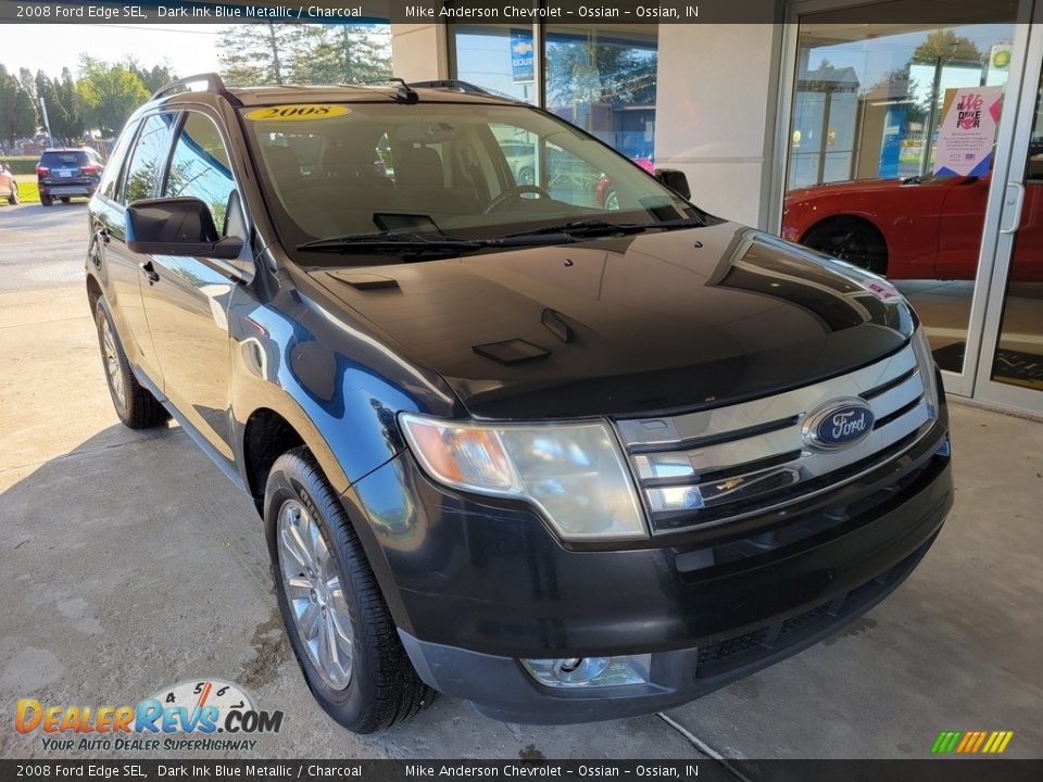 2008 Ford Edge SEL Dark Ink Blue Metallic / Charcoal Photo #2