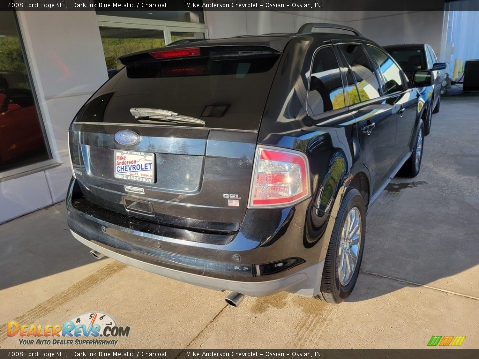 2008 Ford Edge SEL Dark Ink Blue Metallic / Charcoal Photo #4