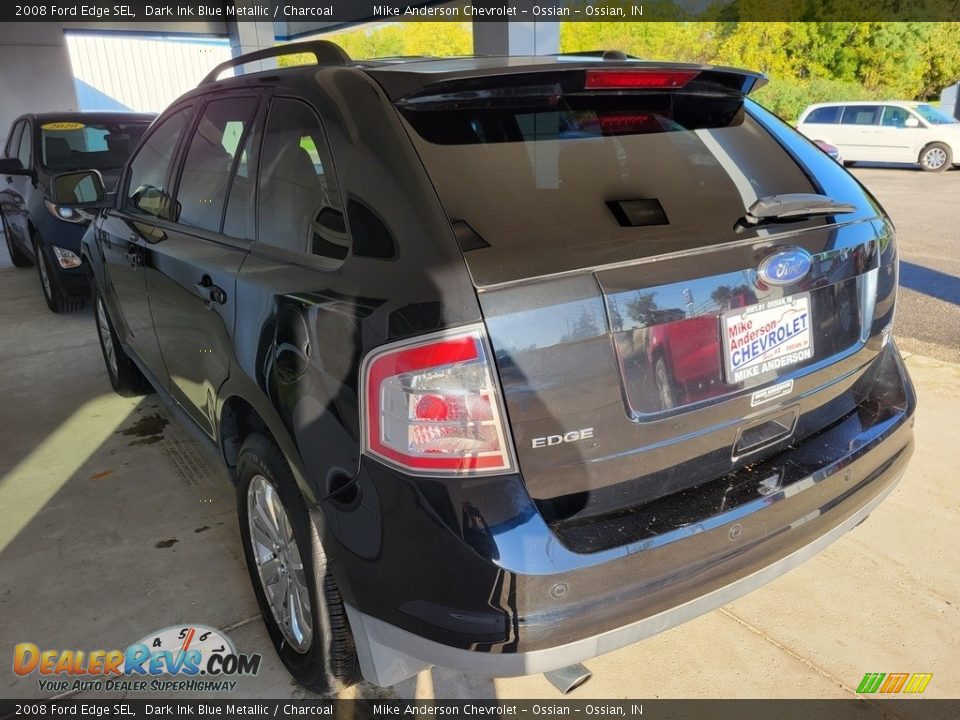 2008 Ford Edge SEL Dark Ink Blue Metallic / Charcoal Photo #7