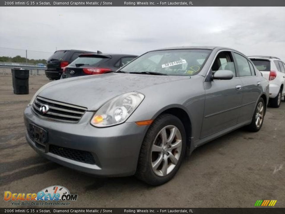 2006 Infiniti G 35 x Sedan Diamond Graphite Metallic / Stone Photo #1