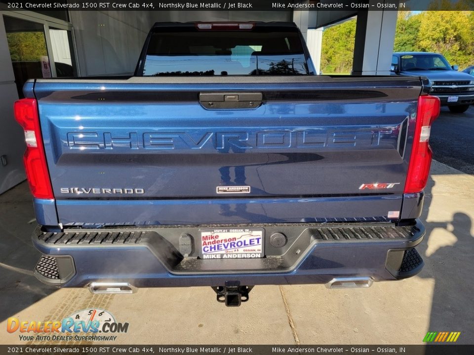 2021 Chevrolet Silverado 1500 RST Crew Cab 4x4 Northsky Blue Metallic / Jet Black Photo #5