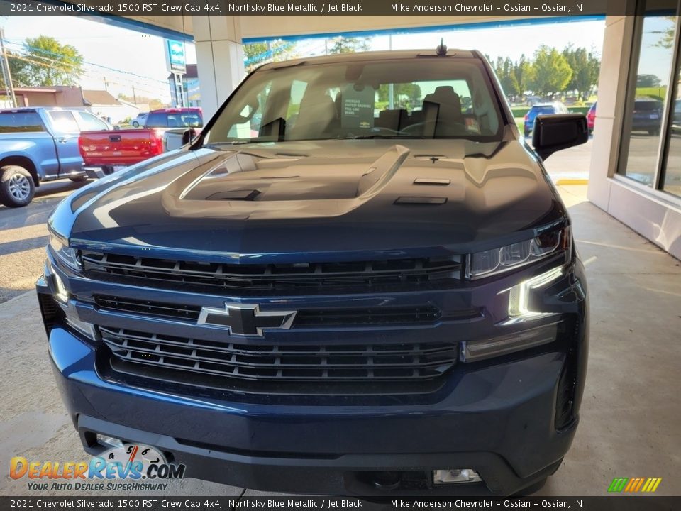 2021 Chevrolet Silverado 1500 RST Crew Cab 4x4 Northsky Blue Metallic / Jet Black Photo #9