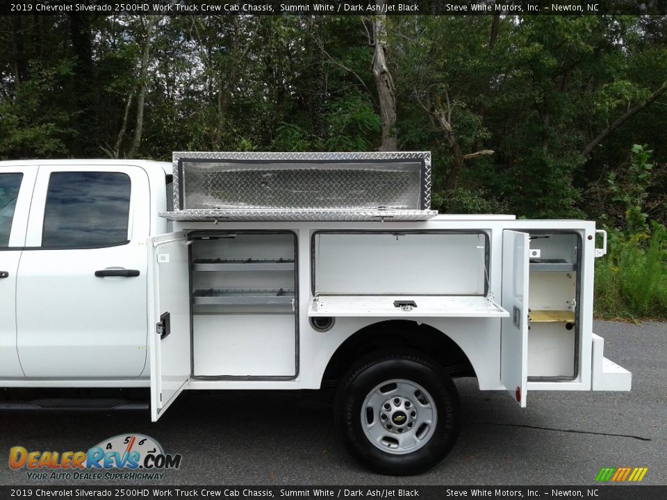 2019 Chevrolet Silverado 2500HD Work Truck Crew Cab Chassis Summit White / Dark Ash/Jet Black Photo #12