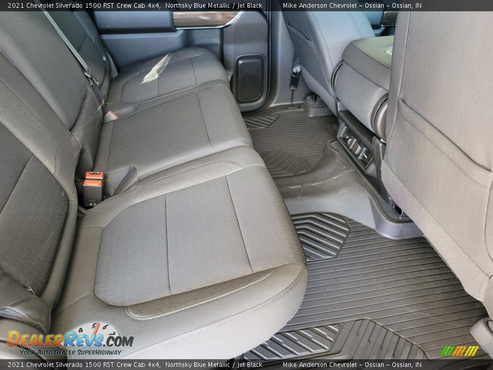 2021 Chevrolet Silverado 1500 RST Crew Cab 4x4 Northsky Blue Metallic / Jet Black Photo #25