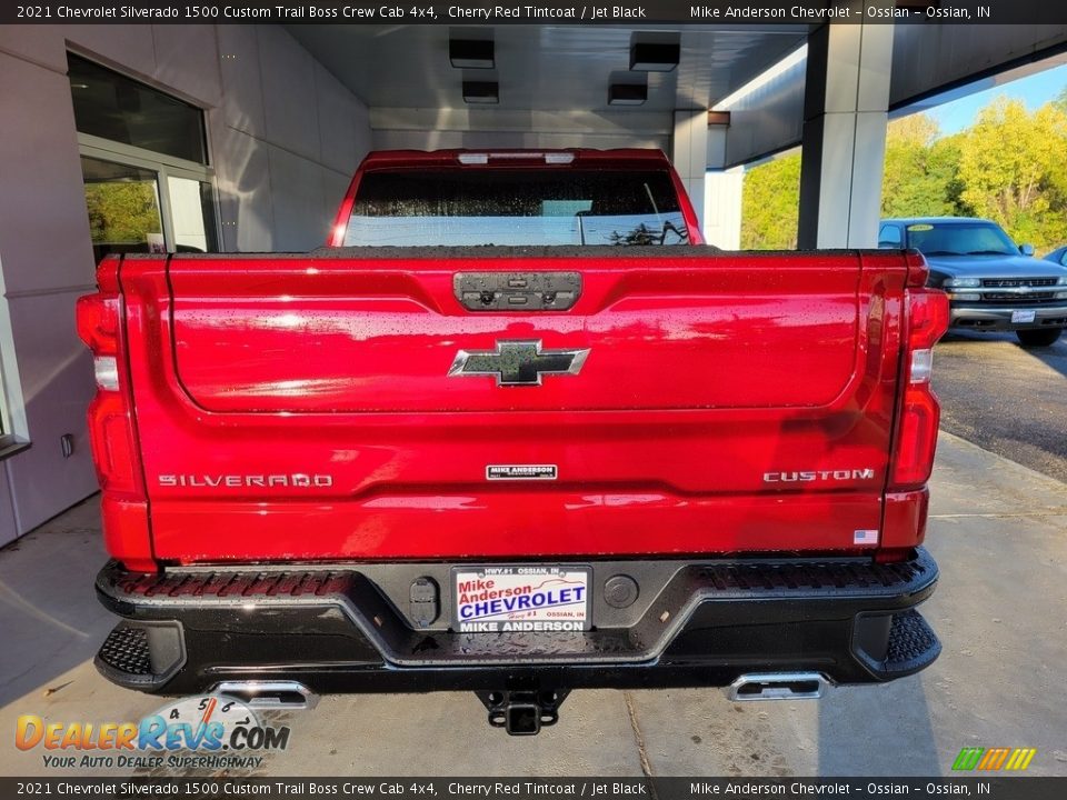 2021 Chevrolet Silverado 1500 Custom Trail Boss Crew Cab 4x4 Cherry Red Tintcoat / Jet Black Photo #5