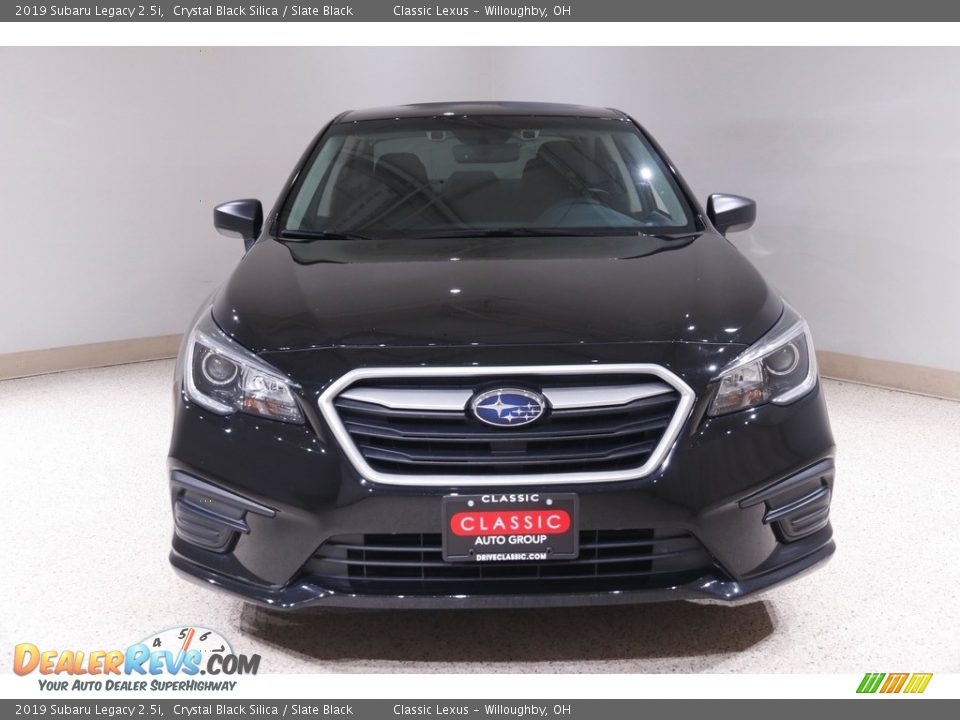 2019 Subaru Legacy 2.5i Crystal Black Silica / Slate Black Photo #2