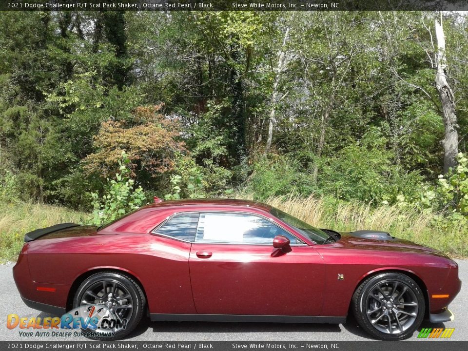 2021 Dodge Challenger R/T Scat Pack Shaker Octane Red Pearl / Black Photo #5