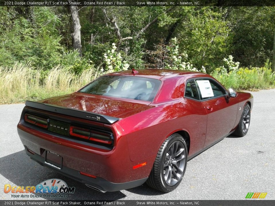 2021 Dodge Challenger R/T Scat Pack Shaker Octane Red Pearl / Black Photo #6