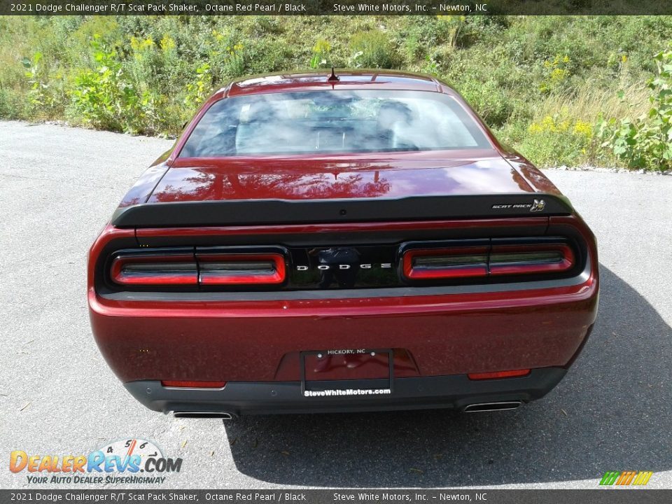 2021 Dodge Challenger R/T Scat Pack Shaker Octane Red Pearl / Black Photo #7