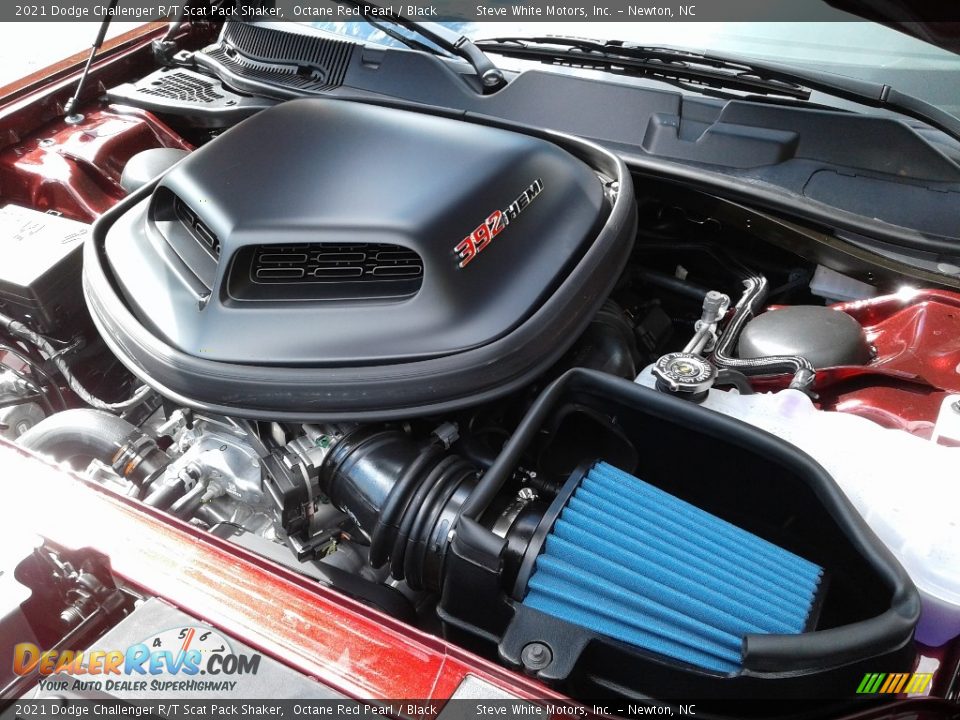 2021 Dodge Challenger R/T Scat Pack Shaker 392 SRT 6.4 Liter HEMI OHV-16 Valve VVT MDS V8 Engine Photo #9