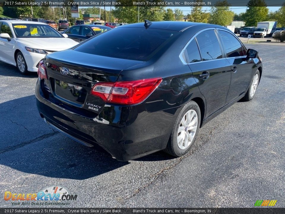 2017 Subaru Legacy 2.5i Premium Crystal Black Silica / Slate Black Photo #6