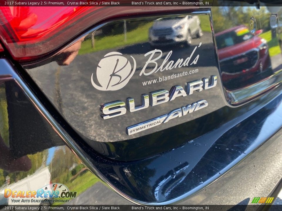 2017 Subaru Legacy 2.5i Premium Crystal Black Silica / Slate Black Photo #30