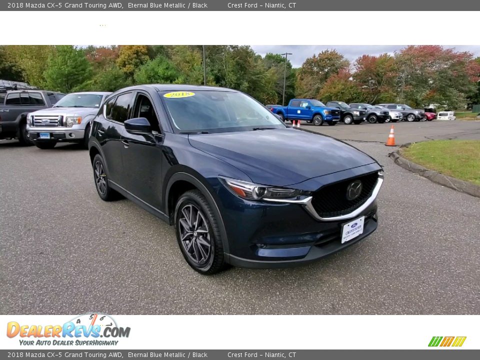 2018 Mazda CX-5 Grand Touring AWD Eternal Blue Metallic / Black Photo #1
