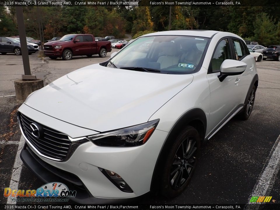 2016 Mazda CX-3 Grand Touring AWD Crystal White Pearl / Black/Parchment Photo #1