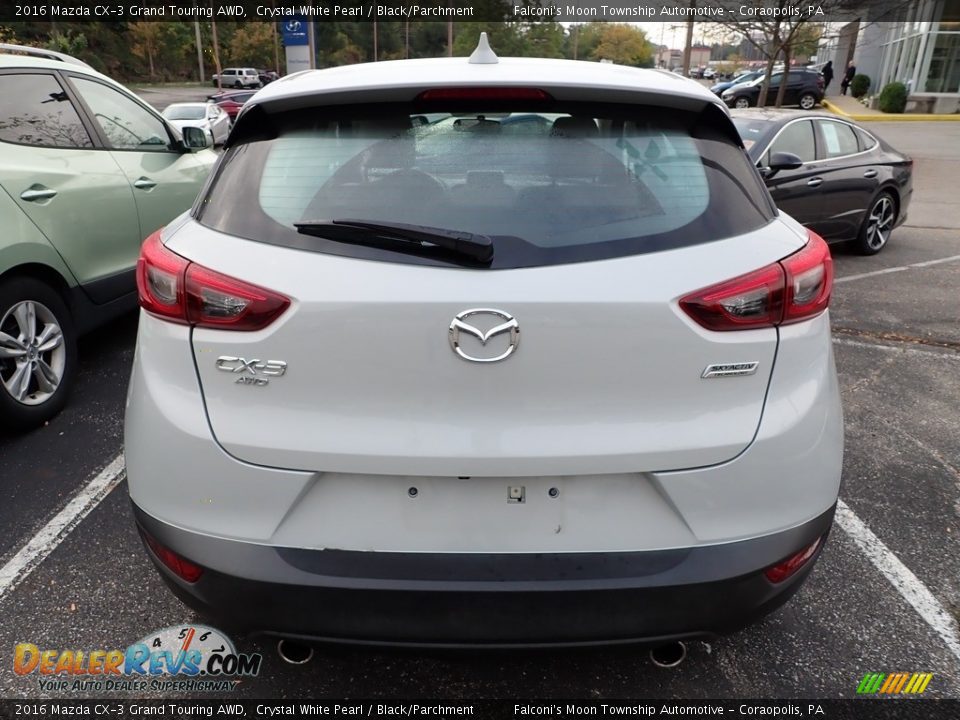 2016 Mazda CX-3 Grand Touring AWD Crystal White Pearl / Black/Parchment Photo #3