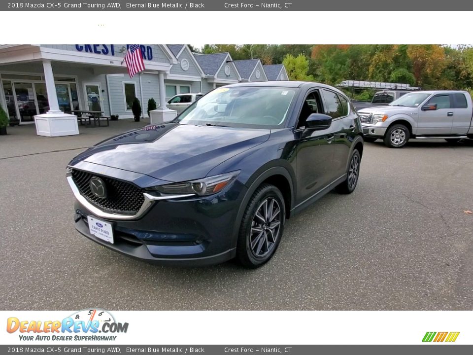 2018 Mazda CX-5 Grand Touring AWD Eternal Blue Metallic / Black Photo #3