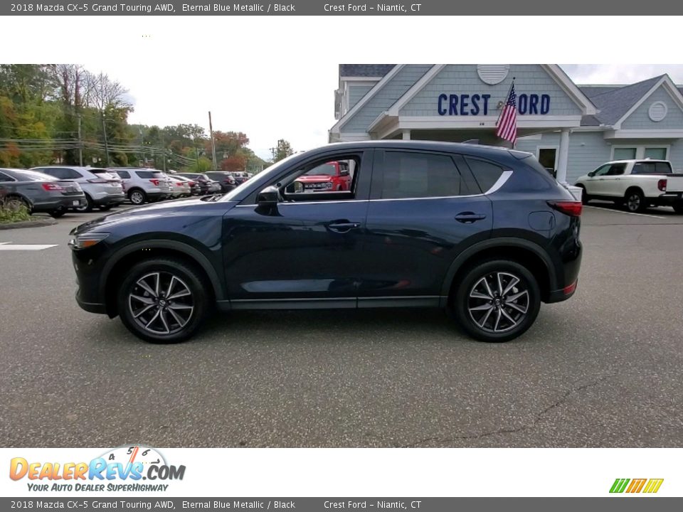 2018 Mazda CX-5 Grand Touring AWD Eternal Blue Metallic / Black Photo #4