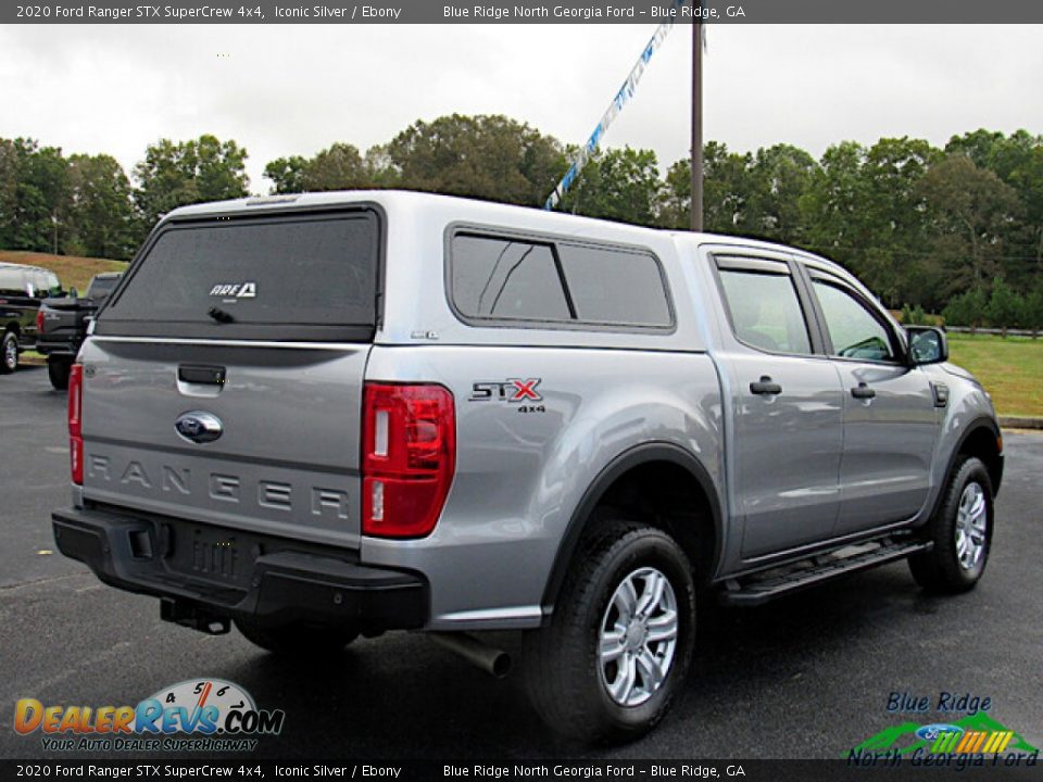 2020 Ford Ranger STX SuperCrew 4x4 Iconic Silver / Ebony Photo #5