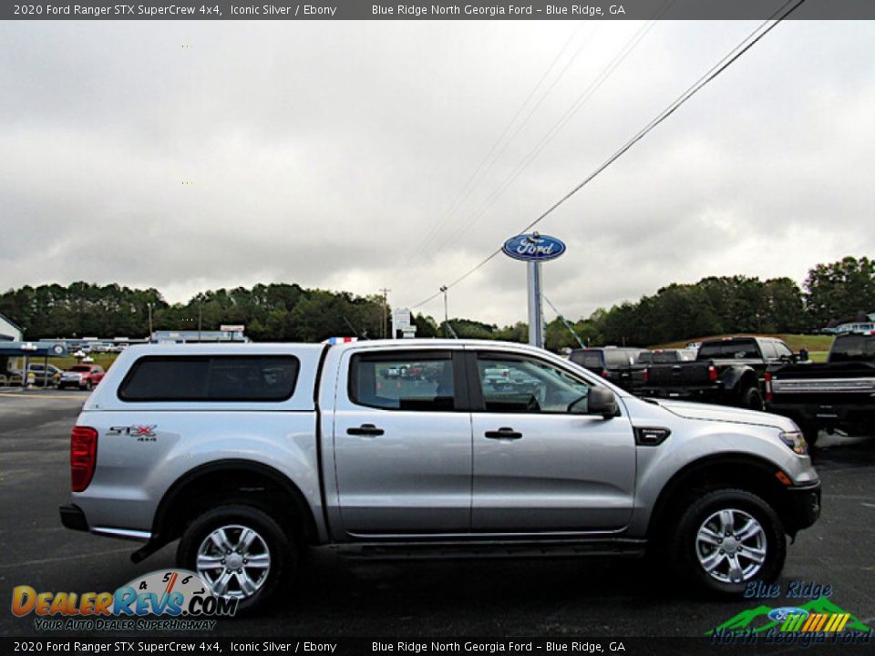 2020 Ford Ranger STX SuperCrew 4x4 Iconic Silver / Ebony Photo #6