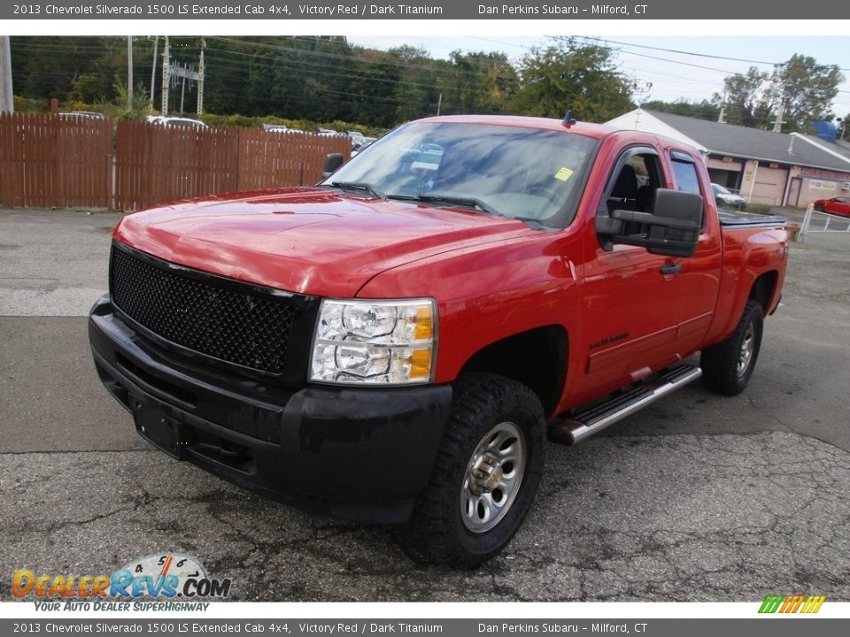 2013 Chevrolet Silverado 1500 LS Extended Cab 4x4 Victory Red / Dark Titanium Photo #1