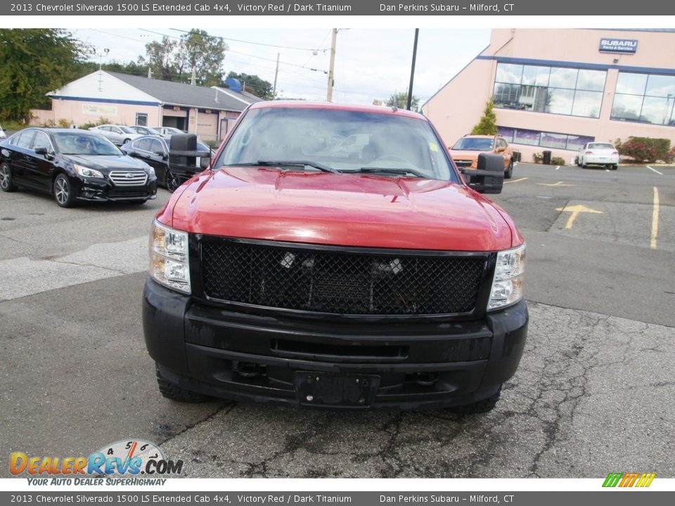 2013 Chevrolet Silverado 1500 LS Extended Cab 4x4 Victory Red / Dark Titanium Photo #2