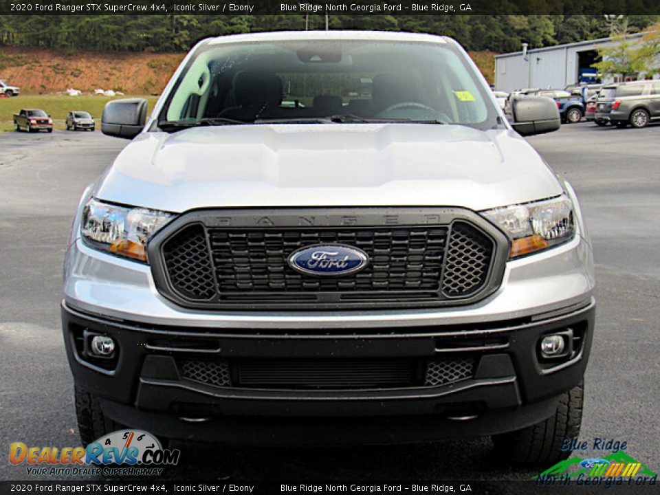 2020 Ford Ranger STX SuperCrew 4x4 Iconic Silver / Ebony Photo #8