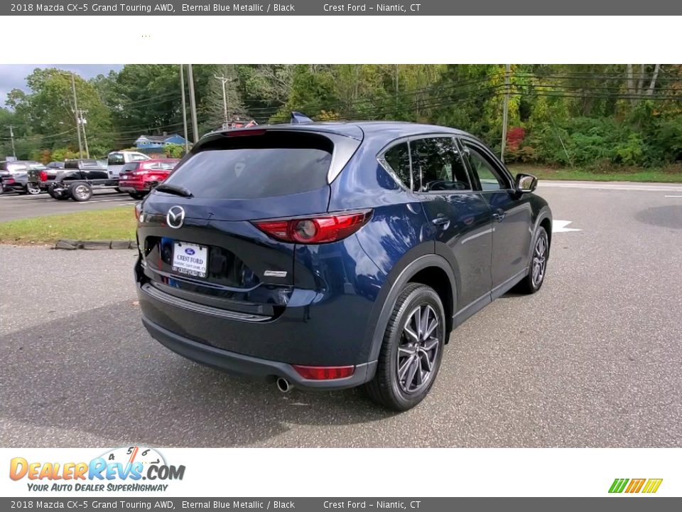 2018 Mazda CX-5 Grand Touring AWD Eternal Blue Metallic / Black Photo #7