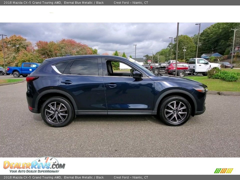 2018 Mazda CX-5 Grand Touring AWD Eternal Blue Metallic / Black Photo #8