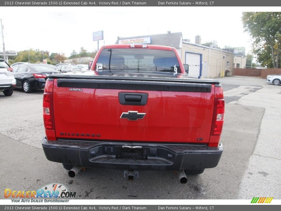 2013 Chevrolet Silverado 1500 LS Extended Cab 4x4 Victory Red / Dark Titanium Photo #6