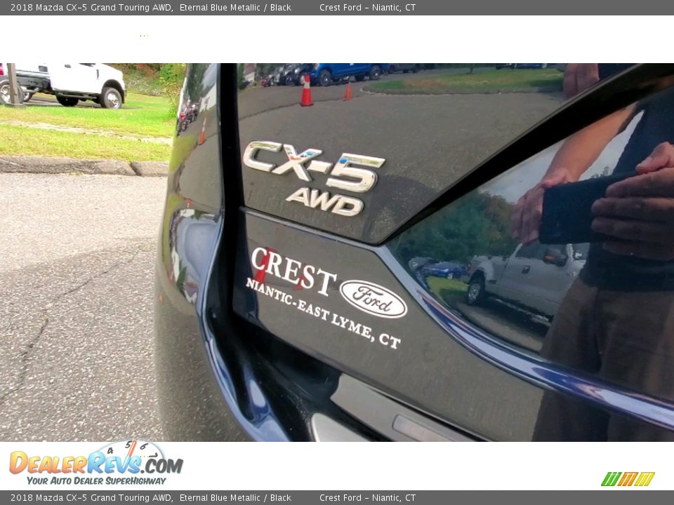 2018 Mazda CX-5 Grand Touring AWD Eternal Blue Metallic / Black Photo #10
