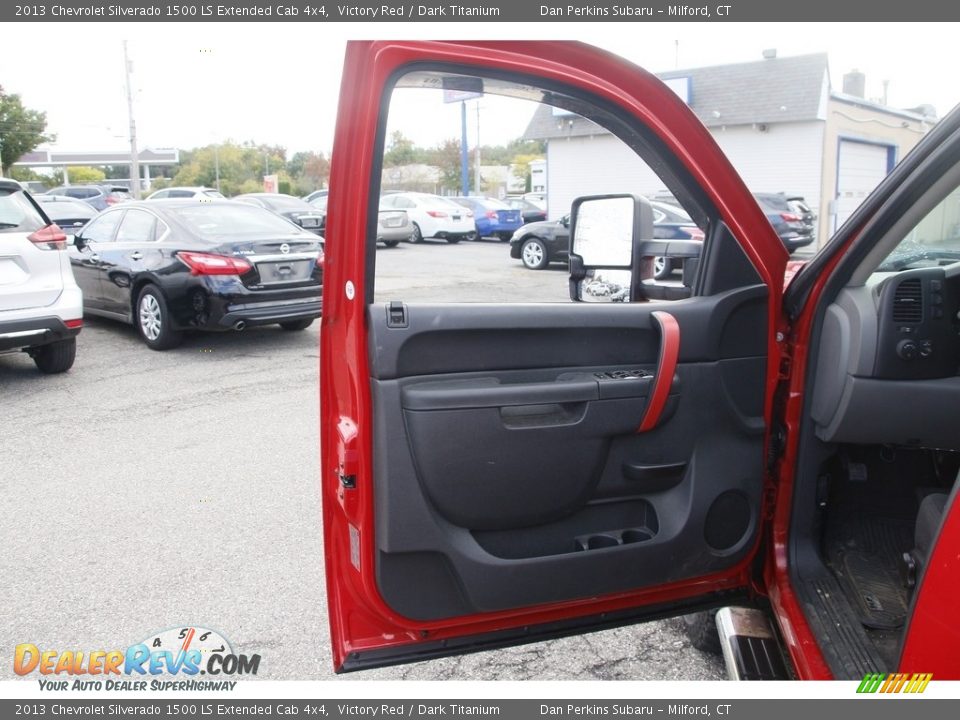 2013 Chevrolet Silverado 1500 LS Extended Cab 4x4 Victory Red / Dark Titanium Photo #9