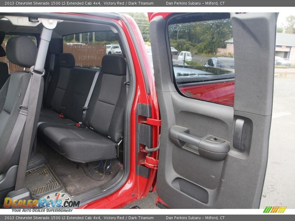 2013 Chevrolet Silverado 1500 LS Extended Cab 4x4 Victory Red / Dark Titanium Photo #11