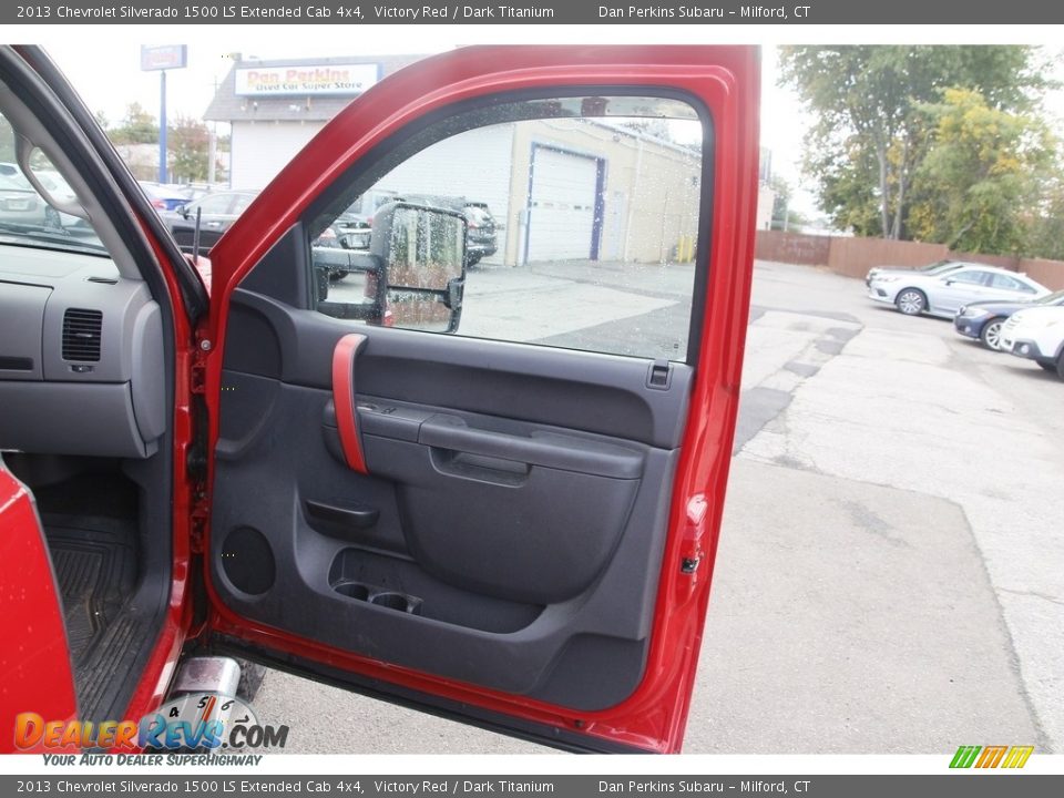 2013 Chevrolet Silverado 1500 LS Extended Cab 4x4 Victory Red / Dark Titanium Photo #14
