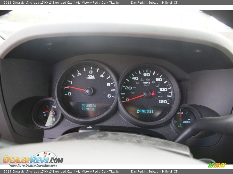 2013 Chevrolet Silverado 1500 LS Extended Cab 4x4 Victory Red / Dark Titanium Photo #15