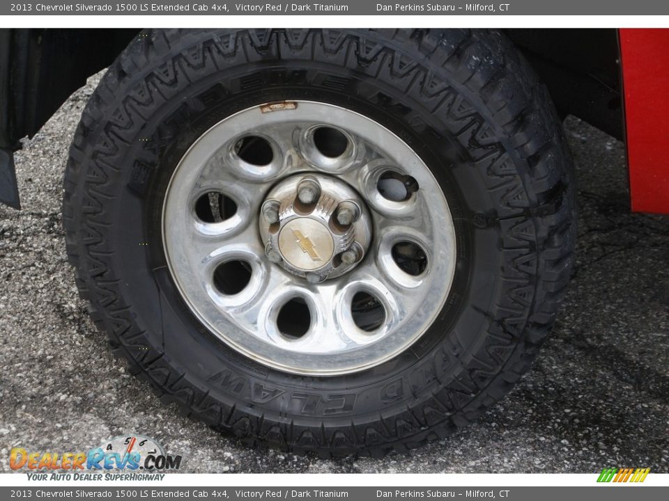 2013 Chevrolet Silverado 1500 LS Extended Cab 4x4 Victory Red / Dark Titanium Photo #17