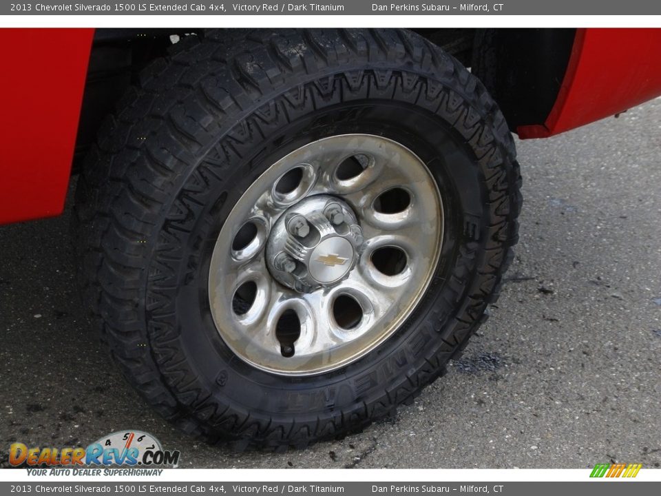2013 Chevrolet Silverado 1500 LS Extended Cab 4x4 Victory Red / Dark Titanium Photo #19