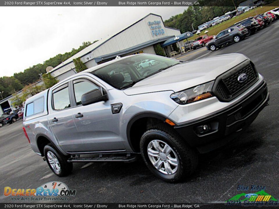 2020 Ford Ranger STX SuperCrew 4x4 Iconic Silver / Ebony Photo #26