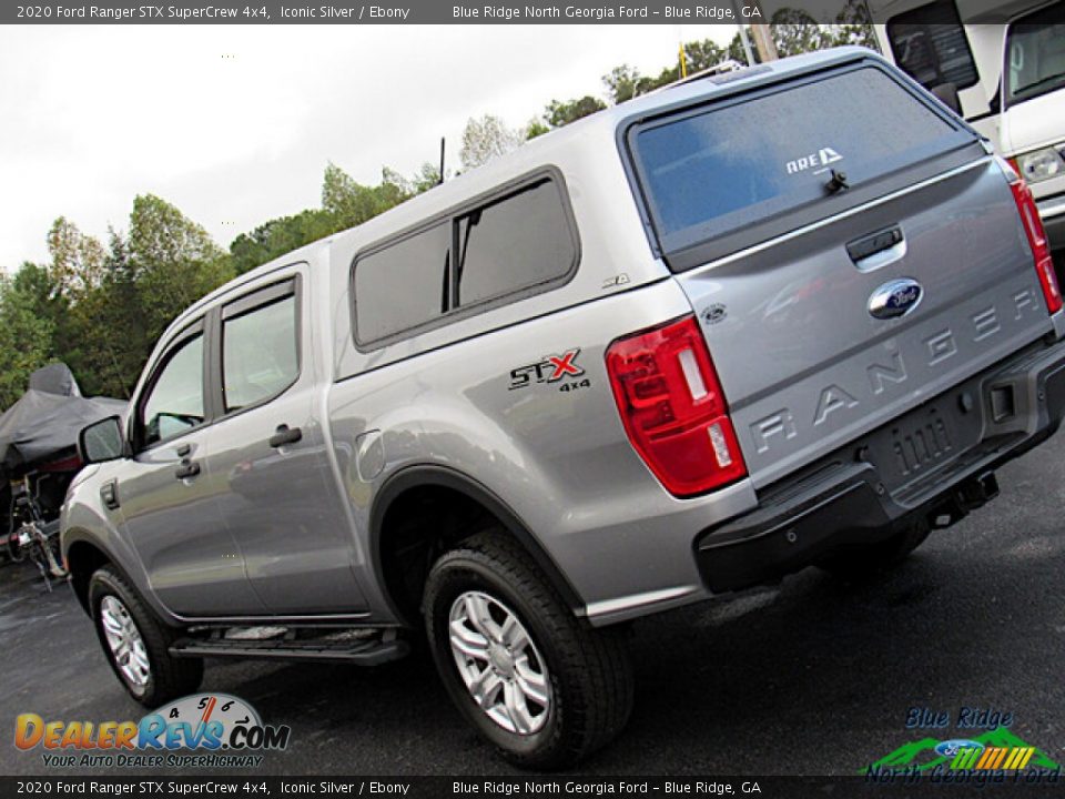 2020 Ford Ranger STX SuperCrew 4x4 Iconic Silver / Ebony Photo #28