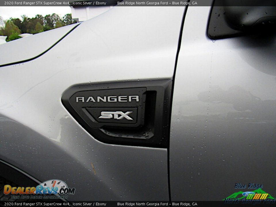 2020 Ford Ranger STX SuperCrew 4x4 Iconic Silver / Ebony Photo #29